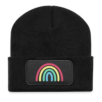 Rainbow - Recycled Patch Beanie - black - Front