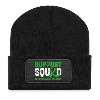 Biliary cancer - Recycled Patch Beanie - black - Front