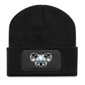 Koala Bear Australia Koala Bear Cute Koala Bears - Recycled Patch Beanie - black - Front