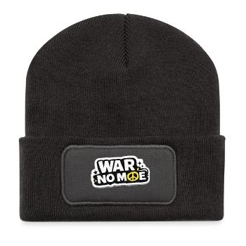 War No More – Sticker Peace & Humanity - Recycled Patch Beanie - dark grey - Front