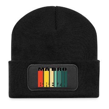 My Bro breizh - Recycled Patch Beanie - black - Front