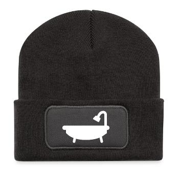 Bathtub - Recycled Patch Beanie - dark grey - Front