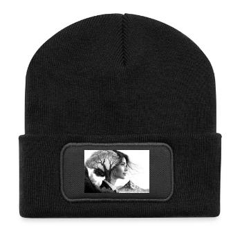 Close to nature - Recycled Patch Beanie - black - Front