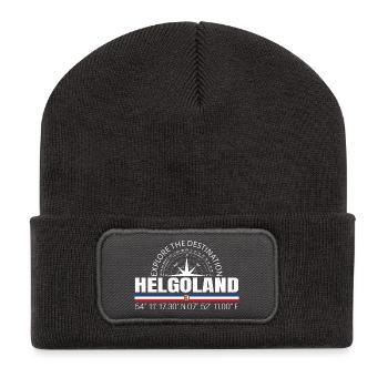 Helgoland - Recycelte Patch Beanie - Dunkelgrau - Vorne