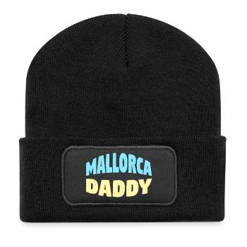 Mallorca Daddy - Recycled Patch Beanie - black - Front