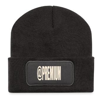 Premium Typography @PREMIUM - Recycled Patch Beanie - dark grey - Front