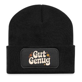 Assez bon amour de soi, je suis assez bon pour l’estime de moi - Beanie recyclé à patch - noir - Devant