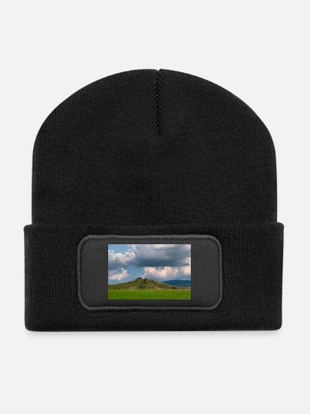 Otherworld - Recycelte Patch Beanie - Schwarz