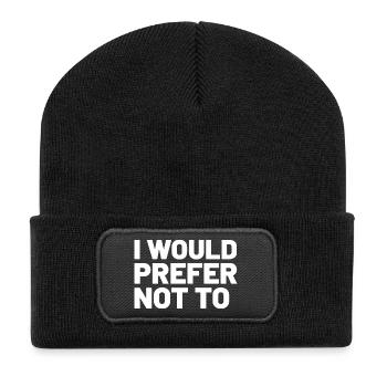 Bartleby - Recycled Patch Beanie - black - Front