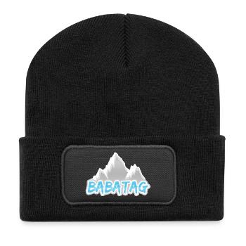 Randonnée Babatag - Beanie recyclé à patch - noir - Devant