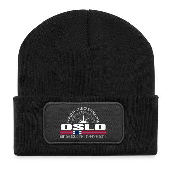 Oslo - Recycled Patch Beanie - black - Front