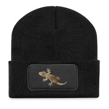 Gecko - Recycled Patch Beanie - black - Front