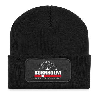 Bornholm - Recycled Patch Beanie - black - Front