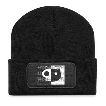 Schrodinger Cat - Recycled Patch Beanie - black - Front