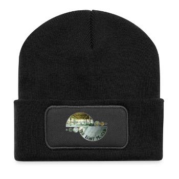 The Lost Places Cair 2 - Recycelte Patch Beanie - Schwarz - Vorne