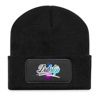 dubstep - Beanie recyclé à patch - noir - Devant