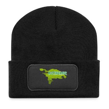 Mostindianer, Mostindien, Thurgau - Recycelte Patch Beanie - Schwarz - Vorne