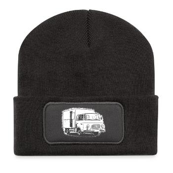 Le panel de Barka van GDR - Beanie recyclé à patch - charbon - Devant