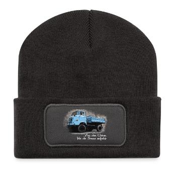 W50 - From the East - Where the Sun Rises - Recycled Patch Beanie - dark grey - Front