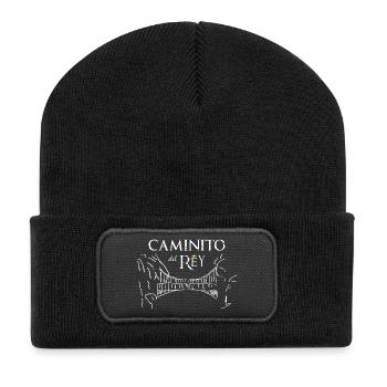 Caminito (dark) - Recycled Patch Beanie - black - Front