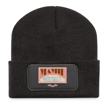 Granny Cake - Recycled Patch Beanie - dark grey - Front