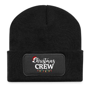  CHRISTMAS CREW - Recycled Patch Beanie - black - Front
