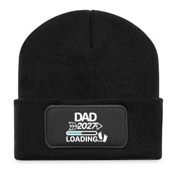 Dad2027 - Recycelte Patch Beanie - Schwarz - Vorne