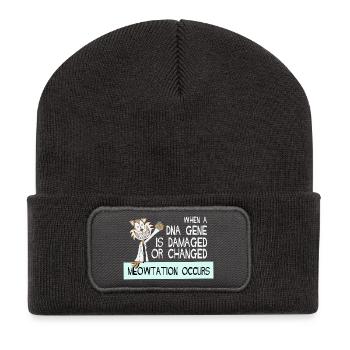 Chemistry Chemist Chemistry Teacher Funny Science - Recycled Patch Beanie - dark grey - Front