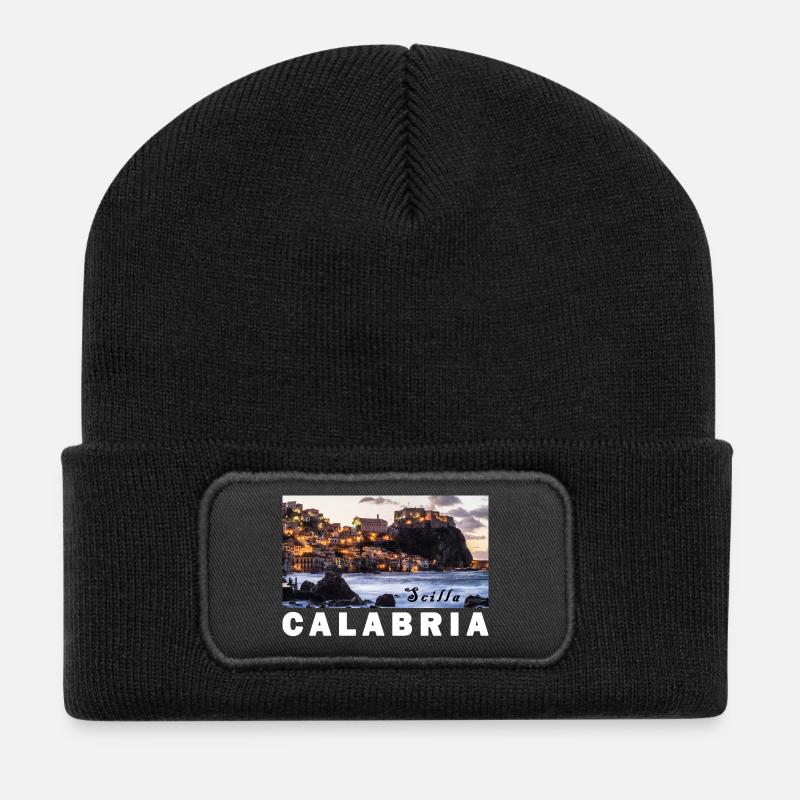 Scilla - Recycelte Patch Beanie - Schwarz