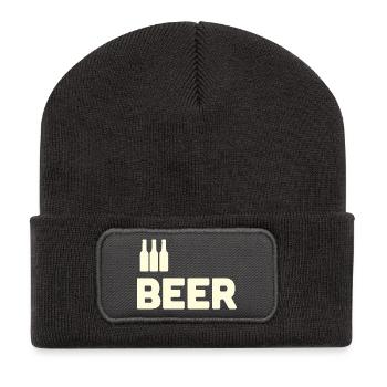 Beer Lovers - Recycled Patch Beanie - dark grey - Front