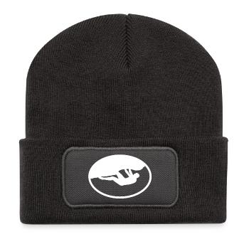 Outdoor Boulderer - Recycelte Patch Beanie - Dunkelgrau - Vorne