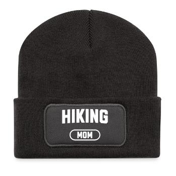 Hiking Mom - Recycled Patch Beanie - dark grey - Front