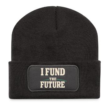 Angel Investor Venture Capital Startup-investor - Recycelte Patch Beanie - Dunkelgrau - Vorne