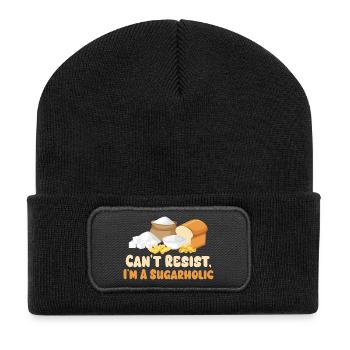 Sugarholic Kitchen Graphic Tee - Recycled Patch Beanie - black - Front