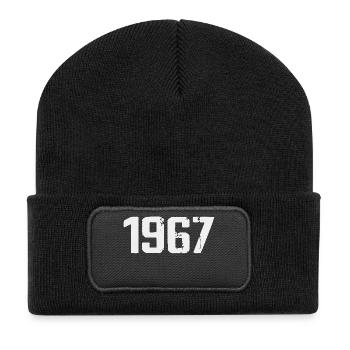 Légendaire depuis 1967 Vintage 1967 Retro 1967 - Beanie recyclé à patch - noir - Devant