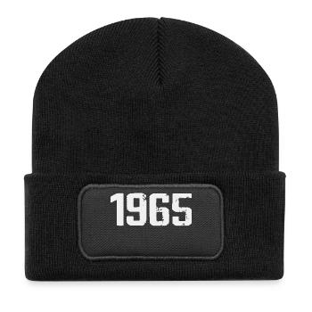 Legendary Since 1965 Vintage 1965 Retro 1965 - Recycled Patch Beanie - black - Front