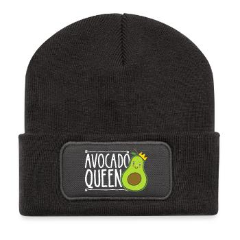 Reine des avocats - Beanie recyclé à patch - charbon - Devant