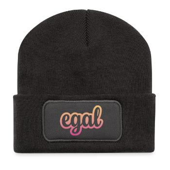 all the same - Recycled Patch Beanie - dark grey - Front