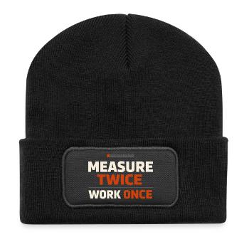 Blue Collar Lifestyle Blue Collar Pride Working - Recycled Patch Beanie - black - Front