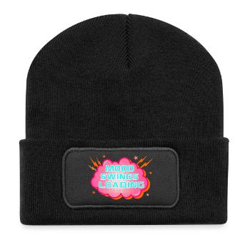Mood Swings Menopause - Recycled Patch Beanie - black - Front