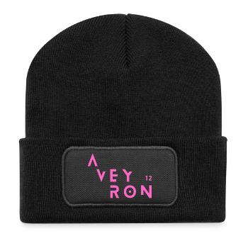 Aveyron 12 T-Shirt Humour Gift - Recycled Patch Beanie - black - Front
