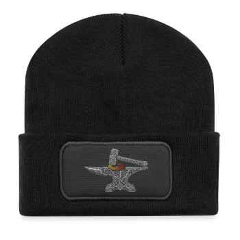 farrier - Recycled Patch Beanie - black - Front