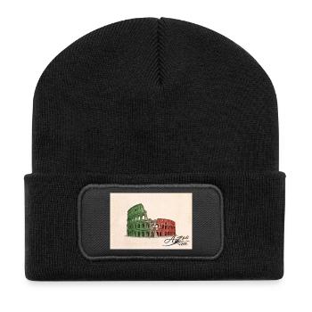 Azzo - Recycled Patch Beanie - black - Front