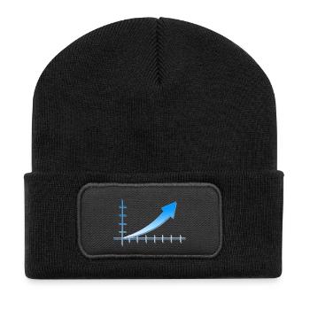 stock market - Recycled Patch Beanie - black - Front