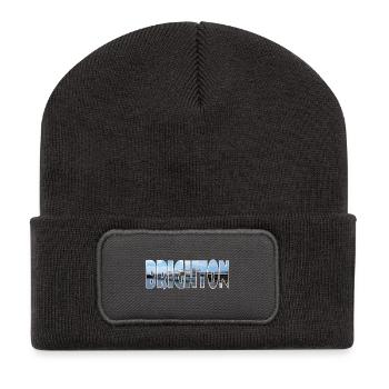 BRIGHTON UK - Recycled Patch Beanie - dark grey - Front