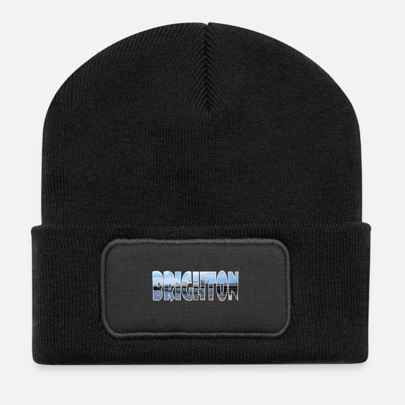 BRIGHTON UK - Recycled Patch Beanie - black