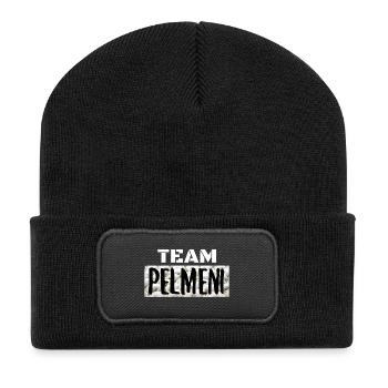 Team Pelmeni Team Team JGA cadeau - Beanie recyclé à patch - noir - Devant