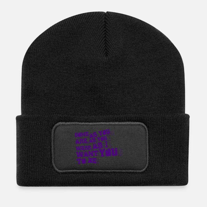 Nirvana - Venez comme vous êtes - Beanie recyclé à patch - noir