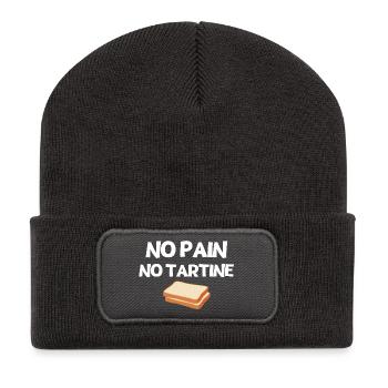 Bäcker, Bäcker, Bäcker - Recycelte Patch Beanie - Dunkelgrau - Vorne