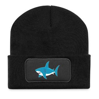 Shark - Recycled Patch Beanie - black - Front